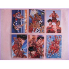 Slam Dunk set 6 lamicard Original Japan Anime manga 90s Laminated Card Inoue